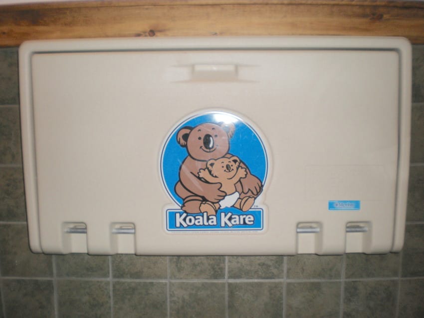 Mom Opens A Changing Table In A Target Bathroom, Left Speechless After