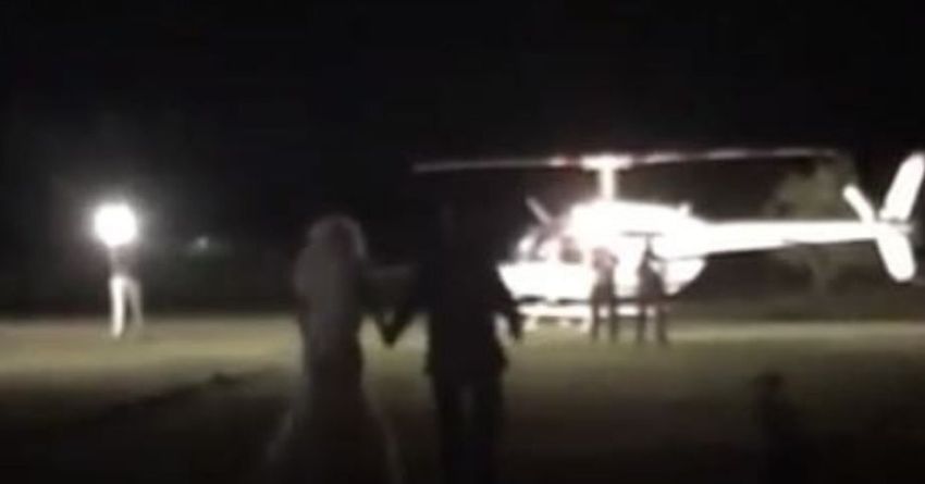Couple Tragically Died Two Hours After Their Wedding In ...
 Helicopter Crashes Wedding