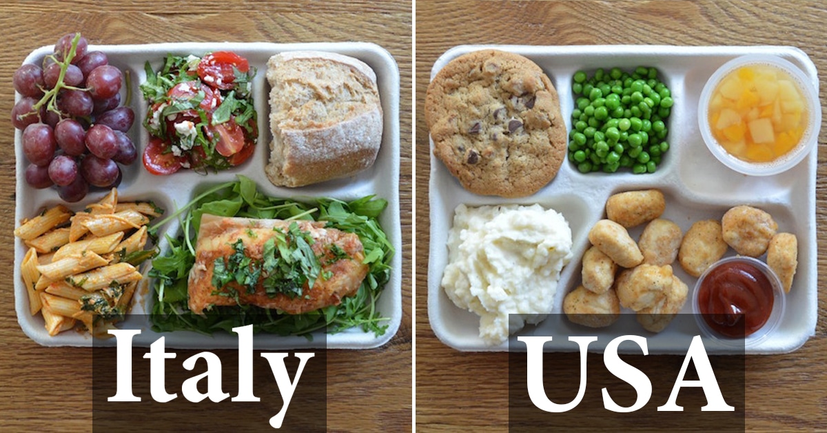 9 Photos That Show What Kids Get For School Lunches Around The World Goodfullness
